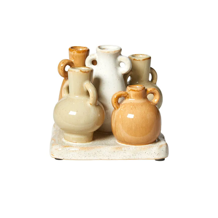 Vase mix 5 små vaser 10x12x12cm 252331 Vase mix 5 små vaser 10x12x12cm 252331