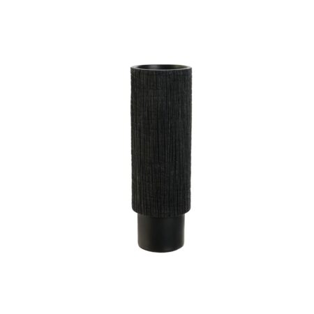 Vase - sort harpiks, 10 × 10 × 30 cm (12 stk.)