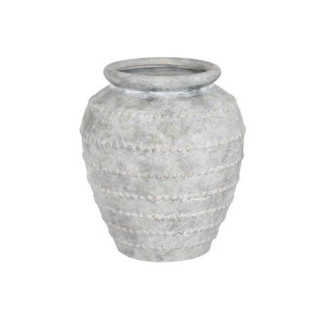 Vase - terrakotta, lysegrå, 60 cm