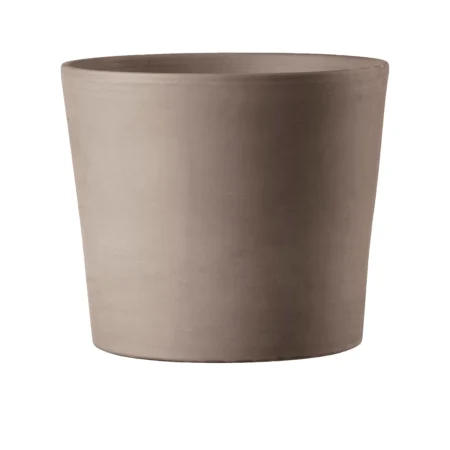 Vaso Cilindrico havekrukke Ø25xH21 cm i mokka terracotta