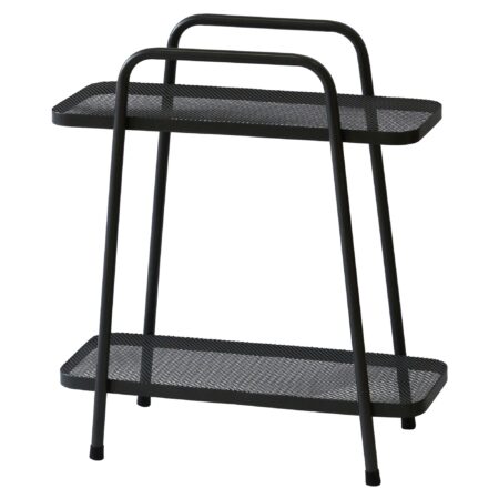 VegTrug Modern 2 Shelf Plant Stand Grey