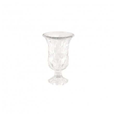 Venetiansk Glasvase Klar 19 cm