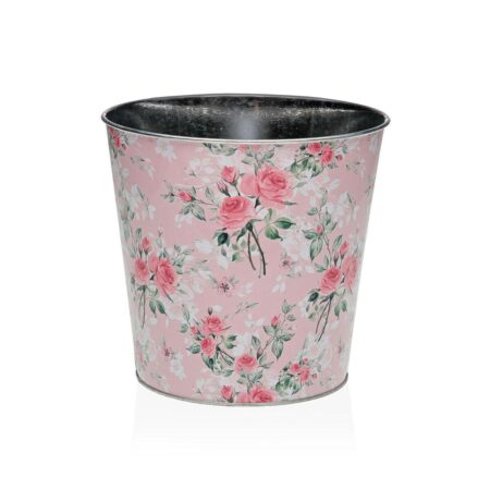Versa urtepotte XL - pink metal, minimalistisk 16,5 cm