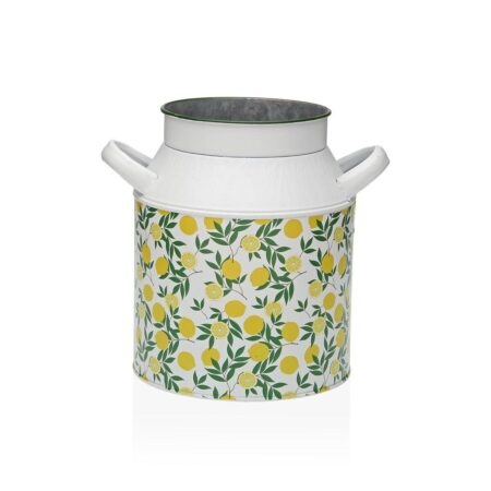 Versa vase - Gul Citron, metal, 13 × 15,5 × 21 cm