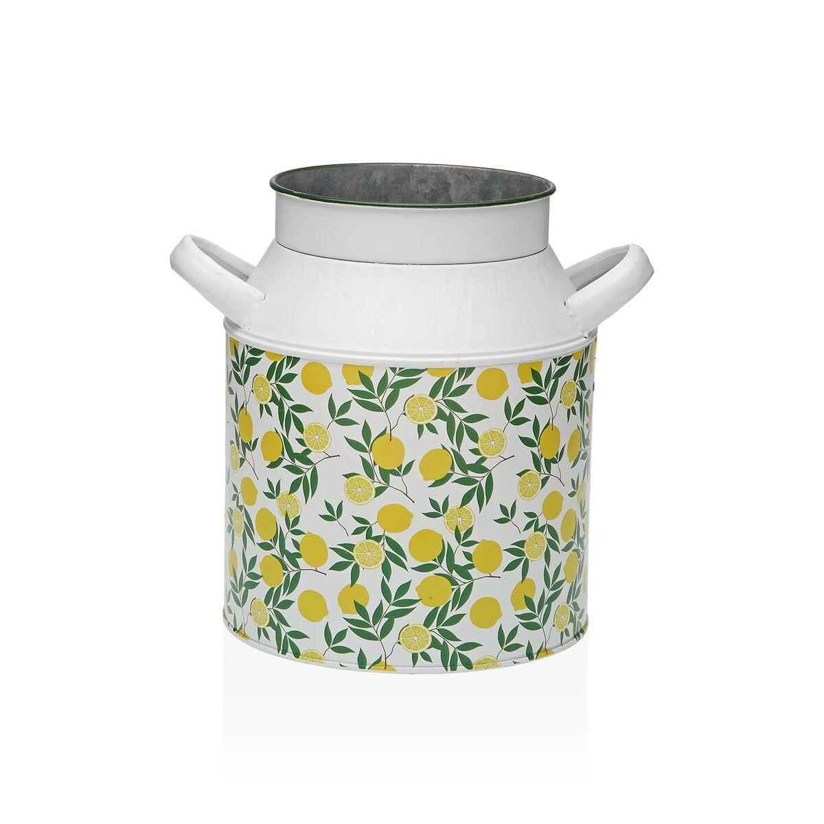 Versa vase - Gul Citron, metal, 13 × 15,5 × 21 cm Versa vase - Gul Citron, metal, 13 × 15,5 × 21 cm