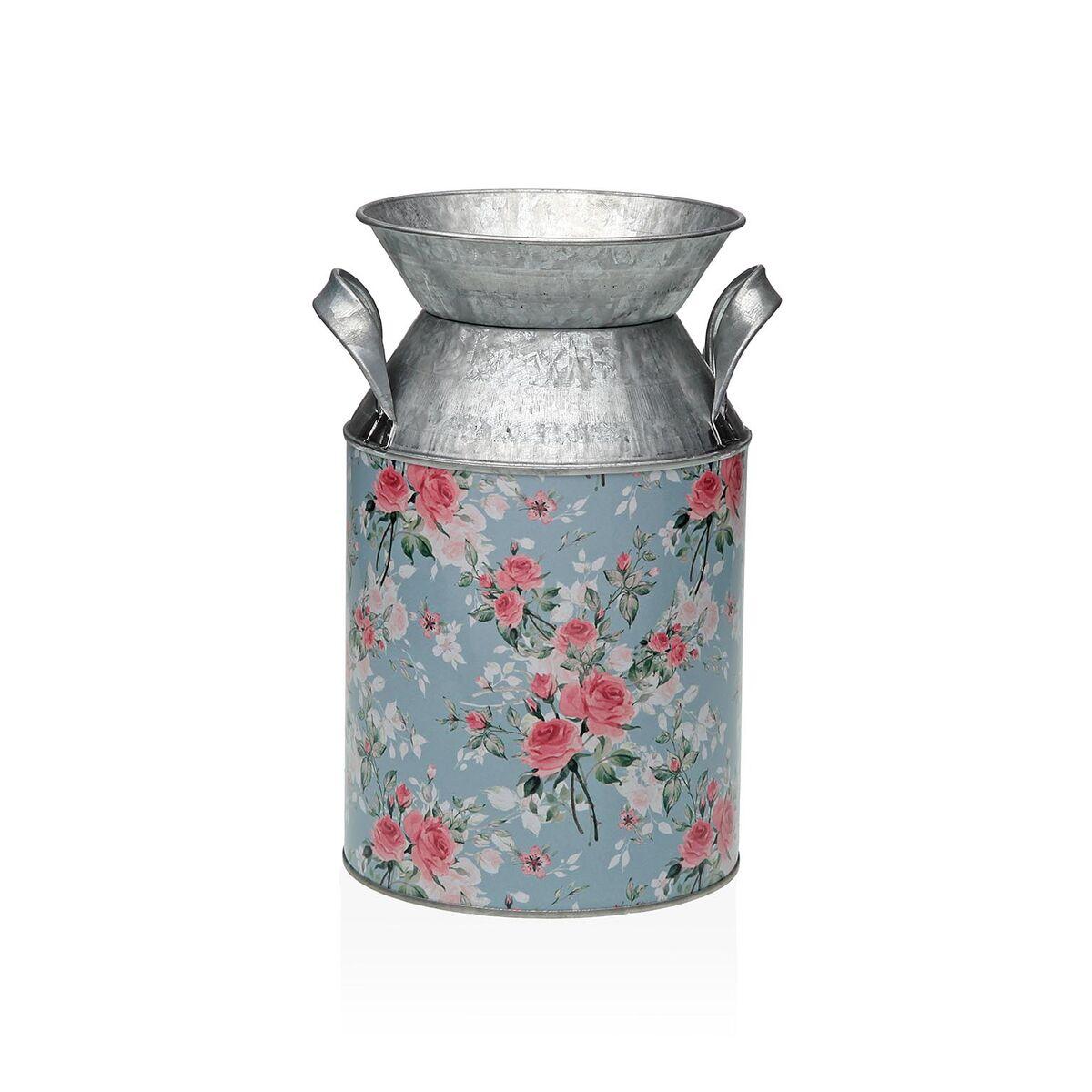 Versa vase i blå metal - Cvetlice, 13 × 15,5 × 21 cm Versa vase i blå metal - Cvetlice, 13 × 15,5 × 21 cm