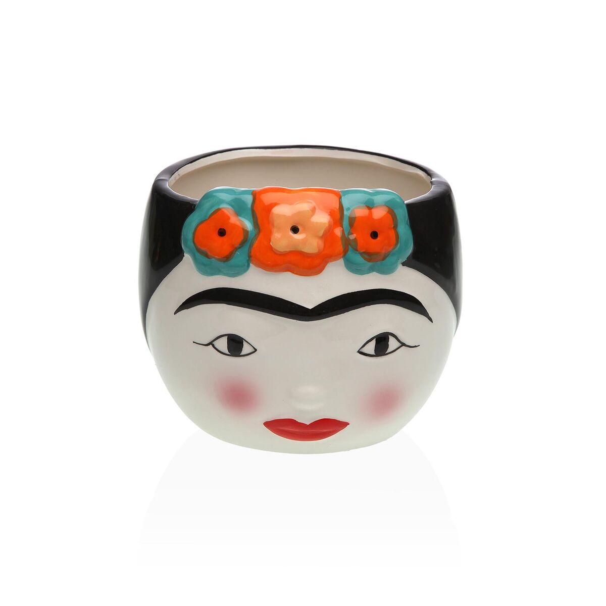 Versa vase i keramik - Frida Kahlo, 14 × 12 × 14 cm Versa vase i keramik - Frida Kahlo, 14 × 12 × 14 cm