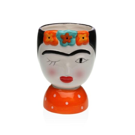 Versa vase i keramik - Frida Kahlo, rød, 14,3 × 25,5 × 18,5 cm