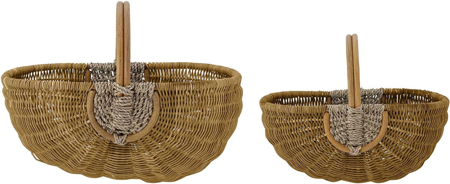 Vibber, Kurv, brun, rattan Vibber, Kurv, brun, rattan