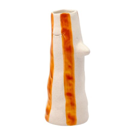 Villa Collection Styles vase med næb og øjenvipper 26 cm Brown