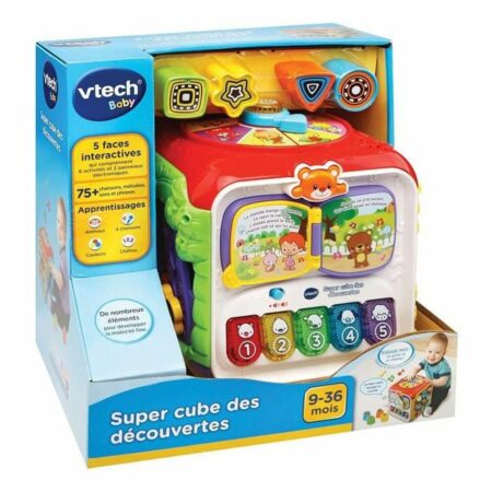 Vtech Baby Super Cube of the Discoveries - interaktivt babylegetøj (9+ mdr)