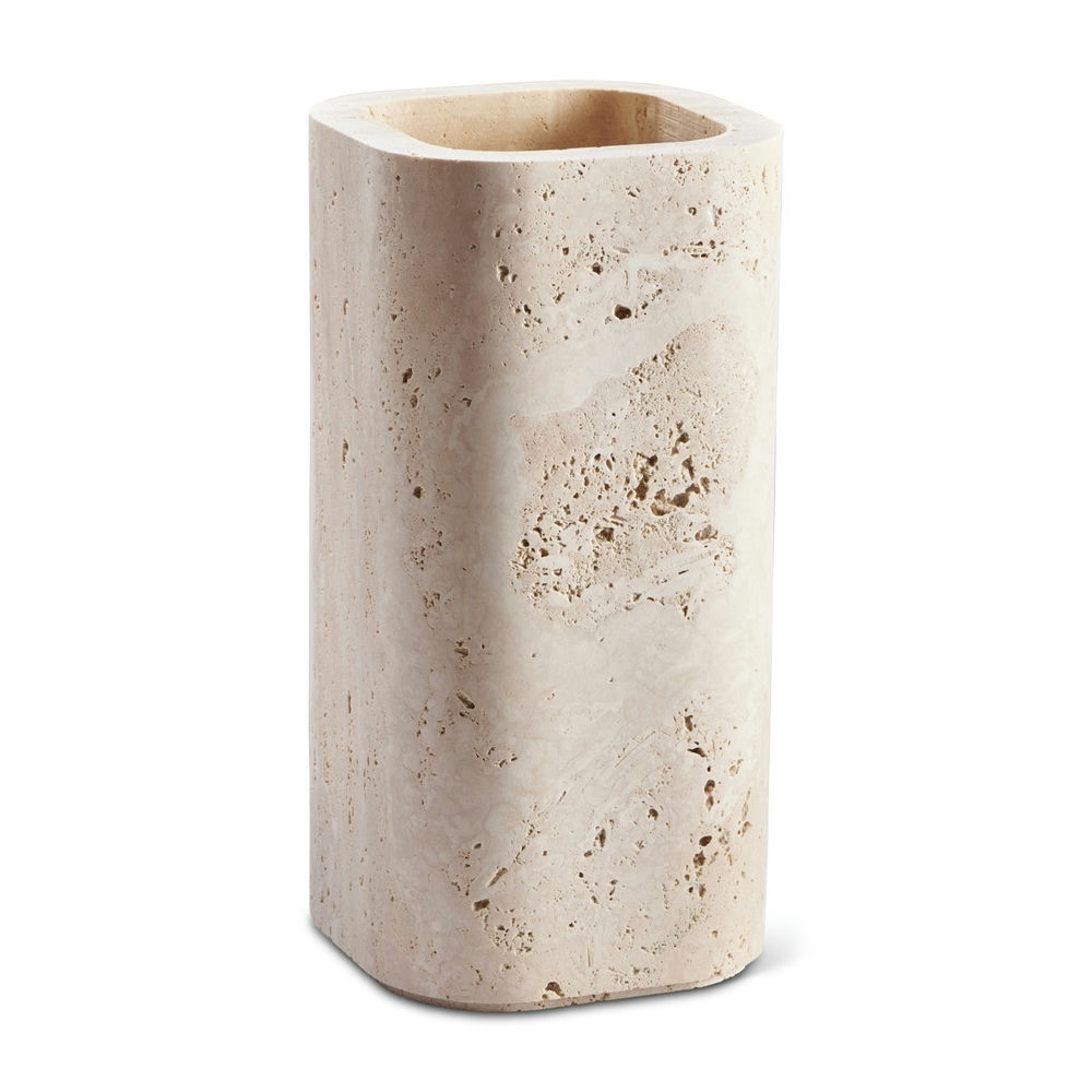 Wabi Sabi Siv Travertin Vase 15x30 cm Wabi Sabi Siv Travertin Vase 15x30 cm