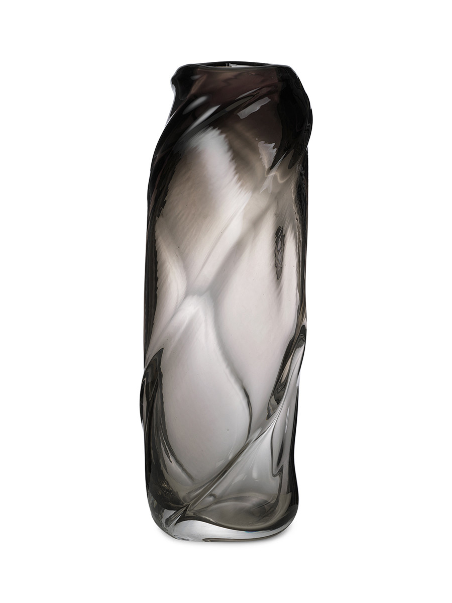 Water Swirl vase fra Ferm Living (Smoked grey) Water Swirl vase fra Ferm Living (Smoked grey)