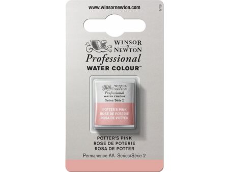 Watercolour proff. 1/2 pan Potter Pink 537
