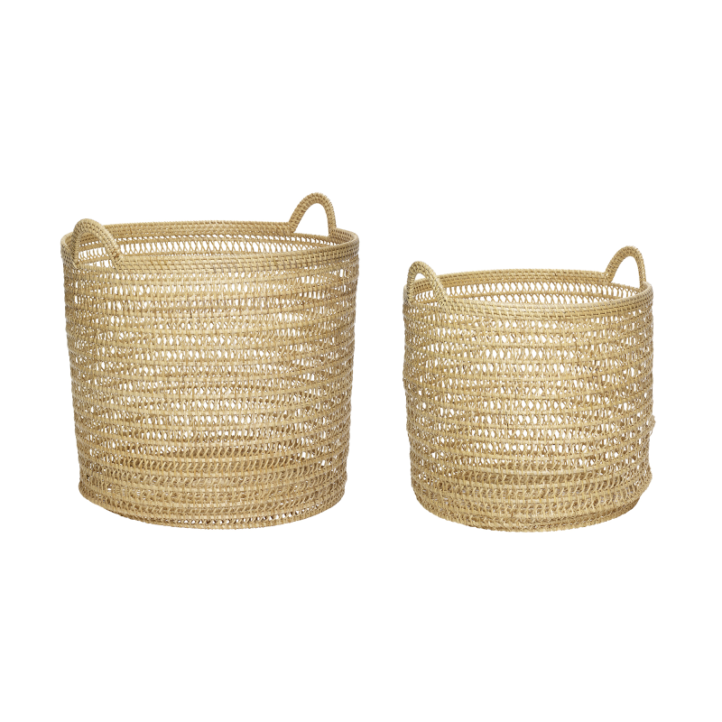 Weave - Rattan Kurve med håndtag Weave - Rattan Kurve med håndtag