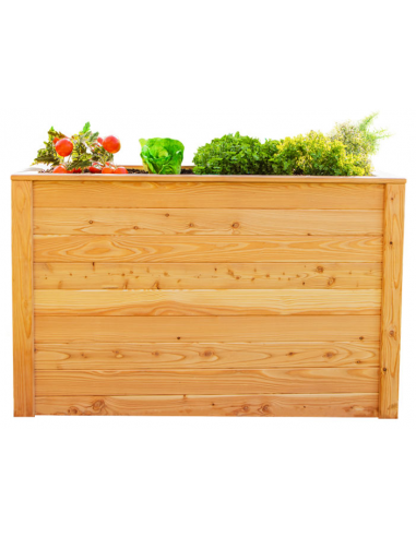 Westmann Klassik højbed H84 x B130 x D65 cm i lærketræ - Natur