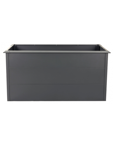 Westmann Primus højbed med sneglekant H77 x B150 x D75 cm i stål - Antracit