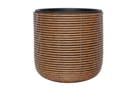 Wicker Blomsterkrukke D35xH36 cm Brun -
