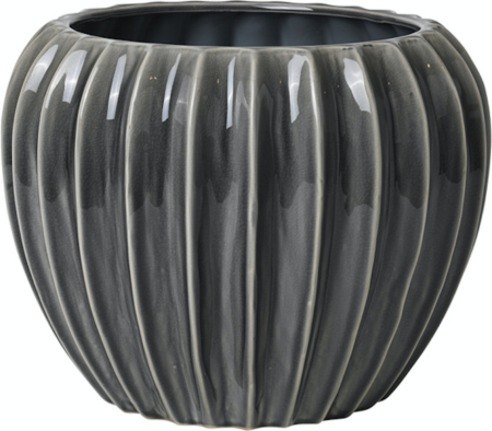 Wide, Urtepotte, sort, H34x26 cm, keramik