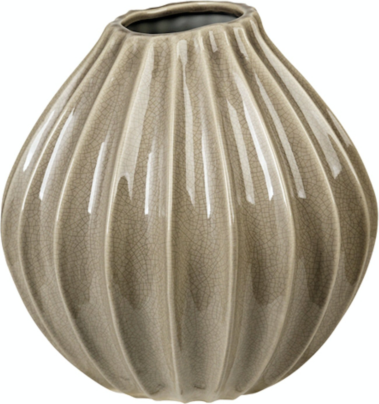 Wide, Vase, brun, H25x25 cm, keramik Wide, Vase, brun, H25x25 cm, keramik