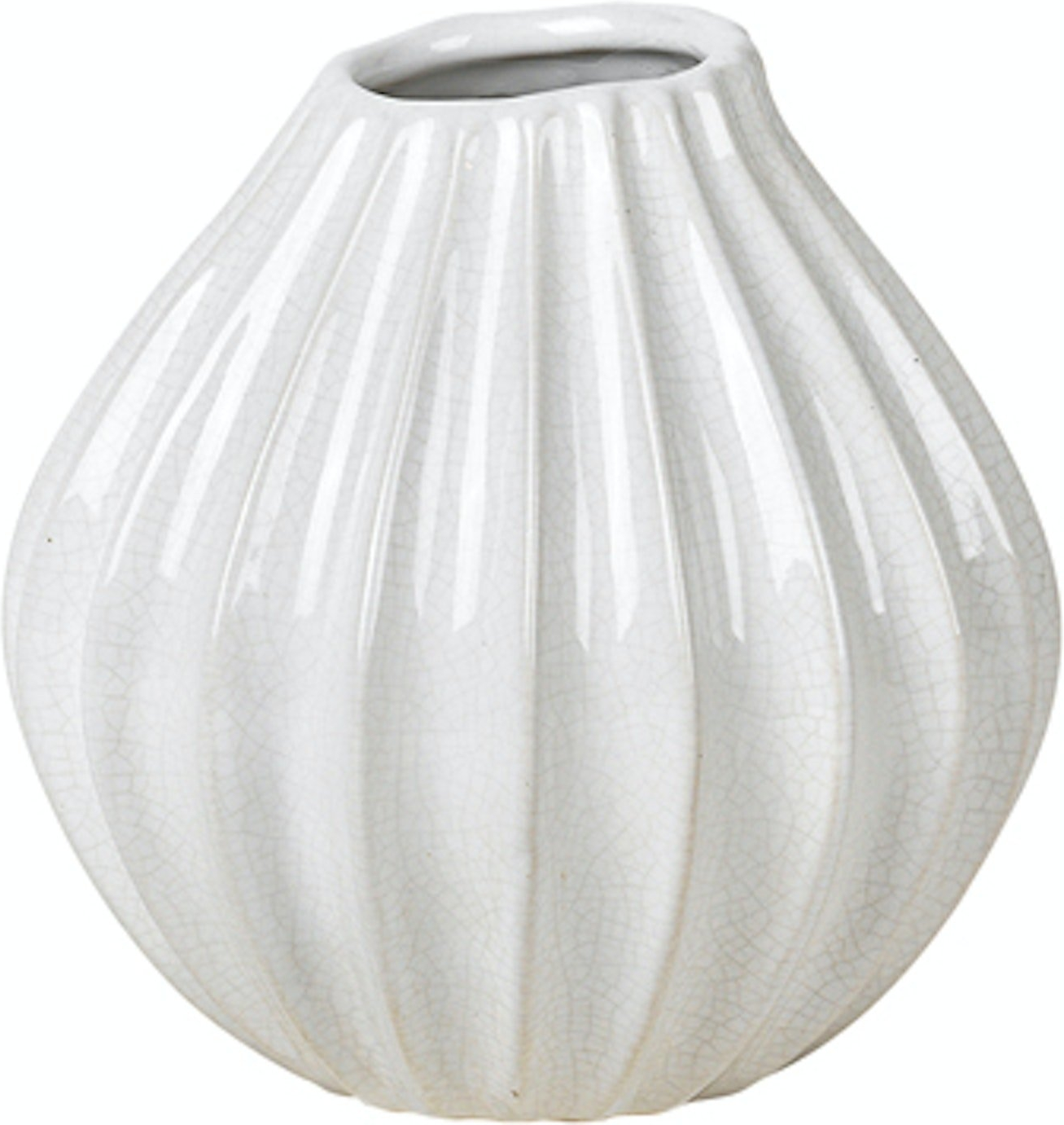 Wide, Vase, hvid, H15x15 cm, keramik Wide, Vase, hvid, H15x15 cm, keramik