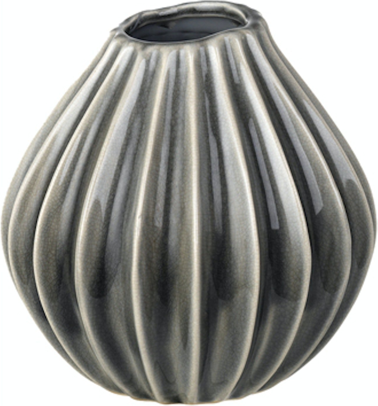 Wide, Vase, sort, H15x15 cm, keramik Wide, Vase, sort, H15x15 cm, keramik