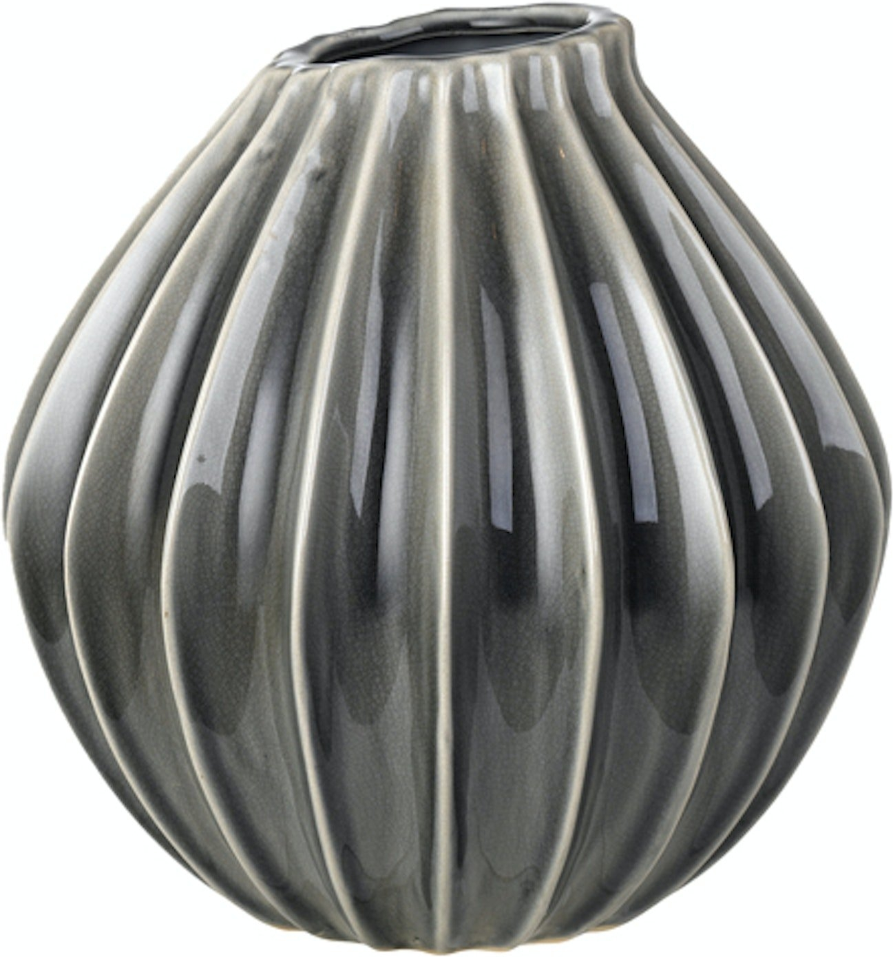 Wide, Vase, sort, H25x25 cm, keramik Wide, Vase, sort, H25x25 cm, keramik