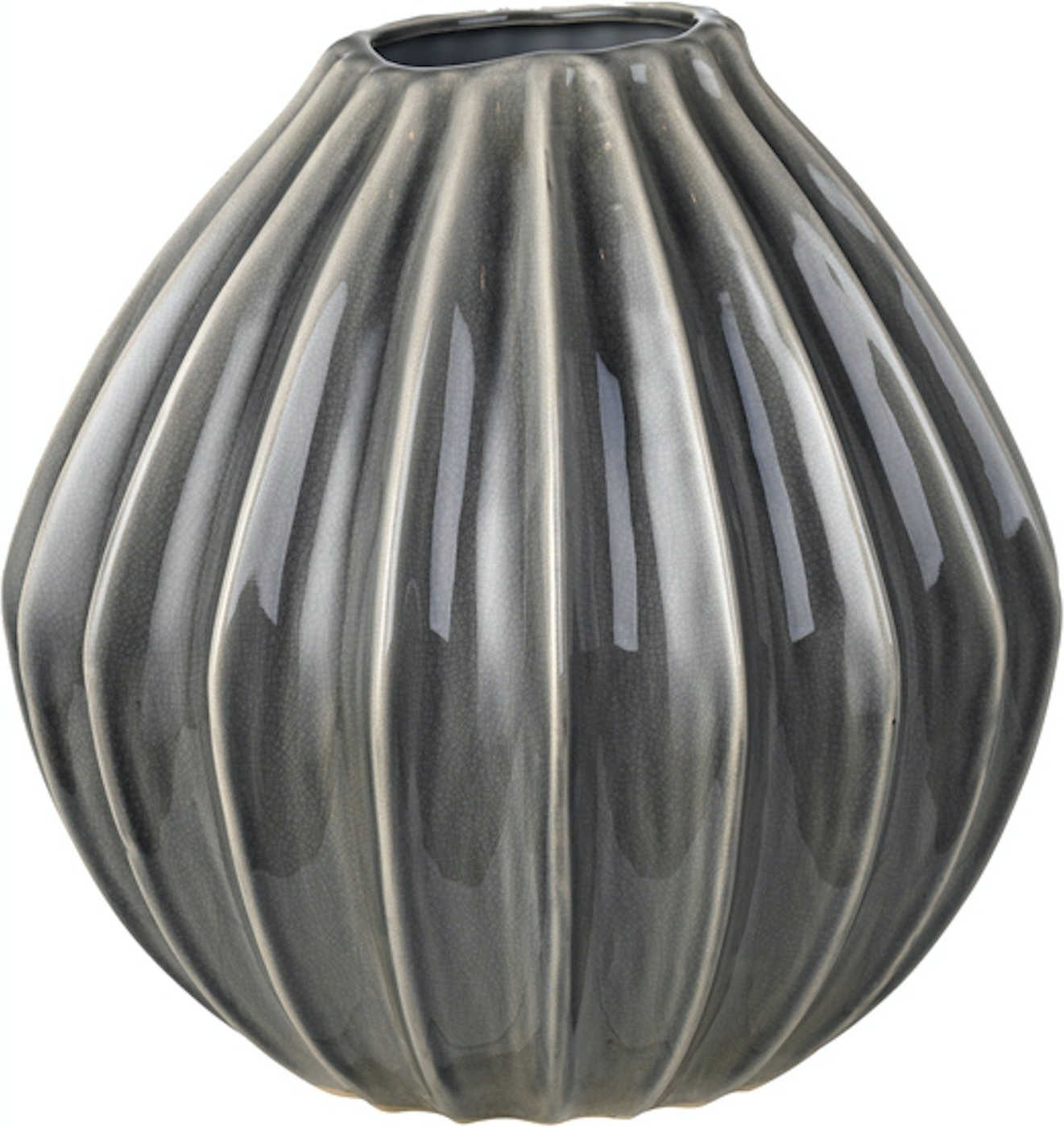 Wide, Vase, sort, H30x30 cm, keramik Wide, Vase, sort, H30x30 cm, keramik