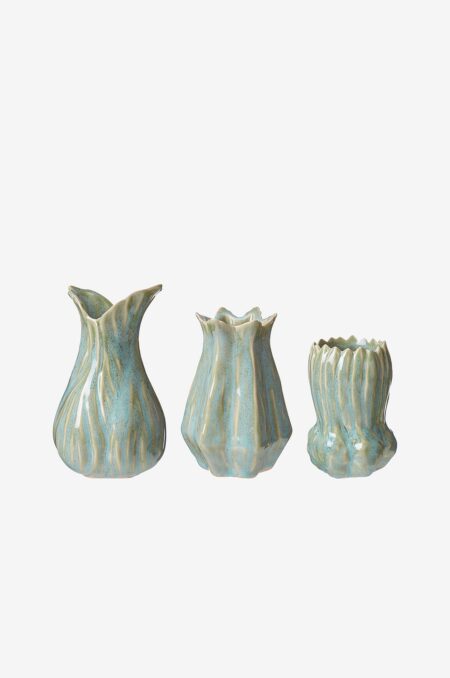 Wikholm Form - Mini vase Leslie S/3 - Grøn - Urtepotteskjulere & vaser - - Homeroom