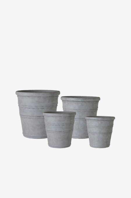 Wikholm Form - Potte Majvor S/4 - Grå - Urtepotteskjulere & vaser - - Homeroom