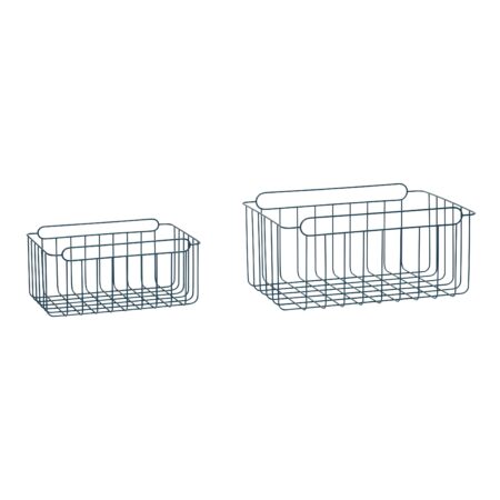 WiredUp Kurve Blå (sæt af 2) - 44x30xh22, 61x41xh28cm