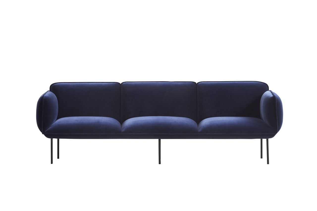 Woud Nakki 3-Seater L: 245 cm - Kvadrat Harald 3 / 0792 Woud Nakki 3-Seater L: 245 cm - Kvadrat Harald 3 / 0792