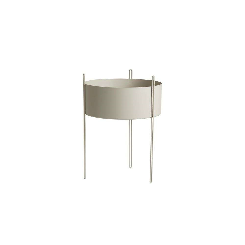 Woud - Pidestall Planter Large Grey Woud - Pidestall Planter Large Grey