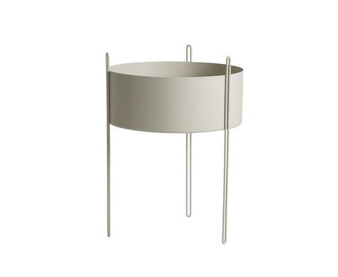 Woud Pidestall Planter Large H: 55 cm - Grey Woud Pidestall Planter Large H: 55 cm - Grey