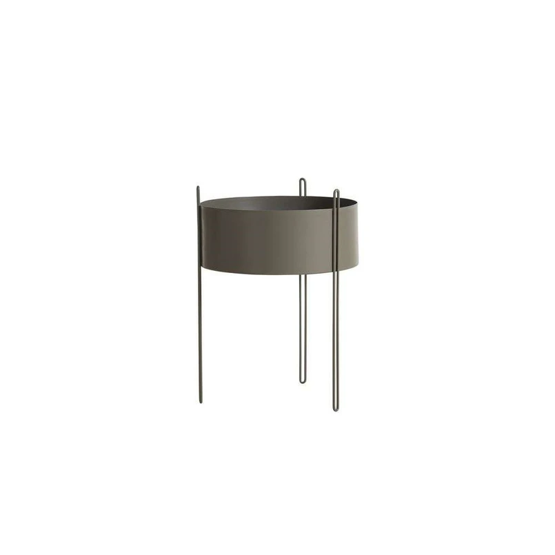 Woud - Pidestall Planter Large Taupe Woud - Pidestall Planter Large Taupe
