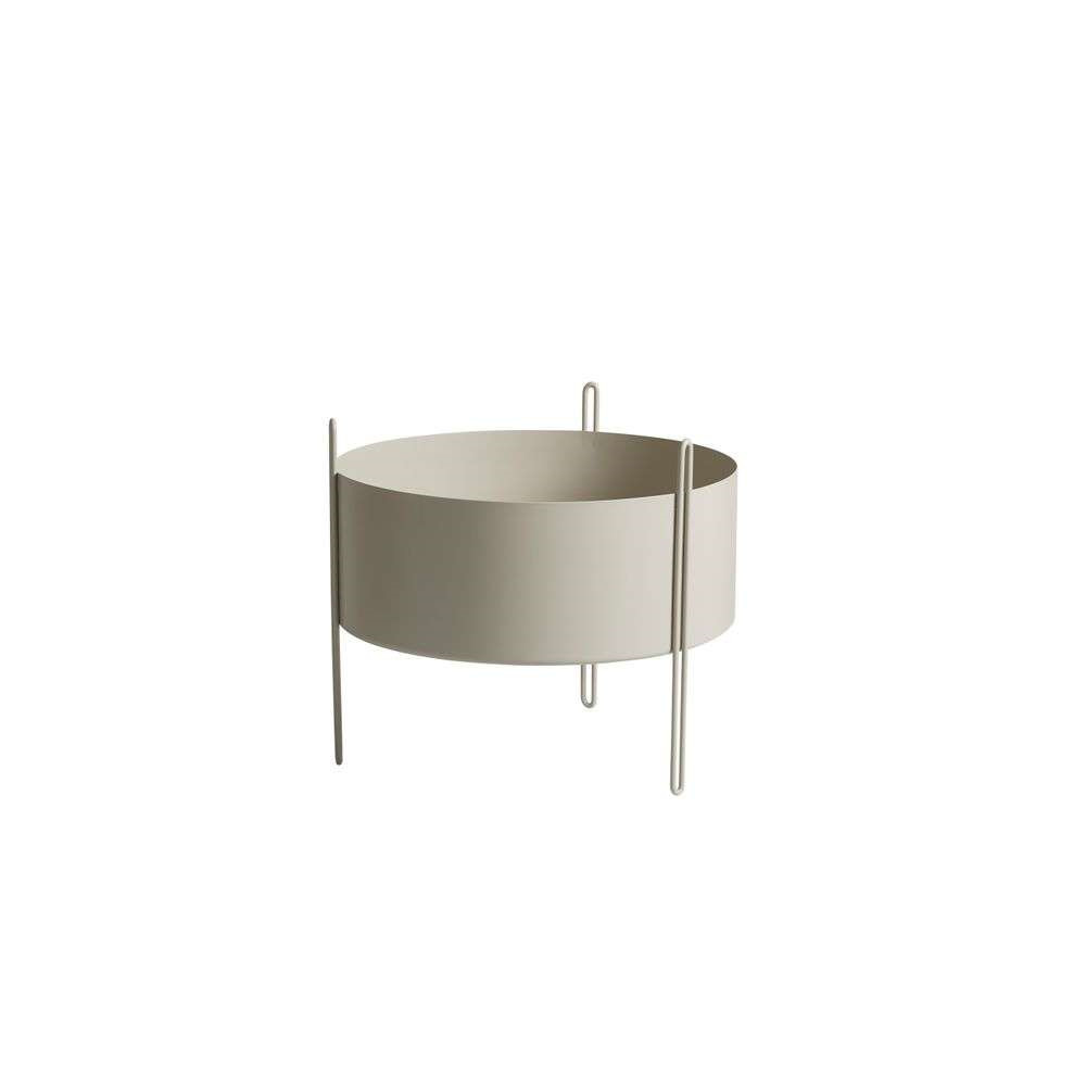 Woud - Pidestall Planter Medium Grey Woud - Pidestall Planter Medium Grey