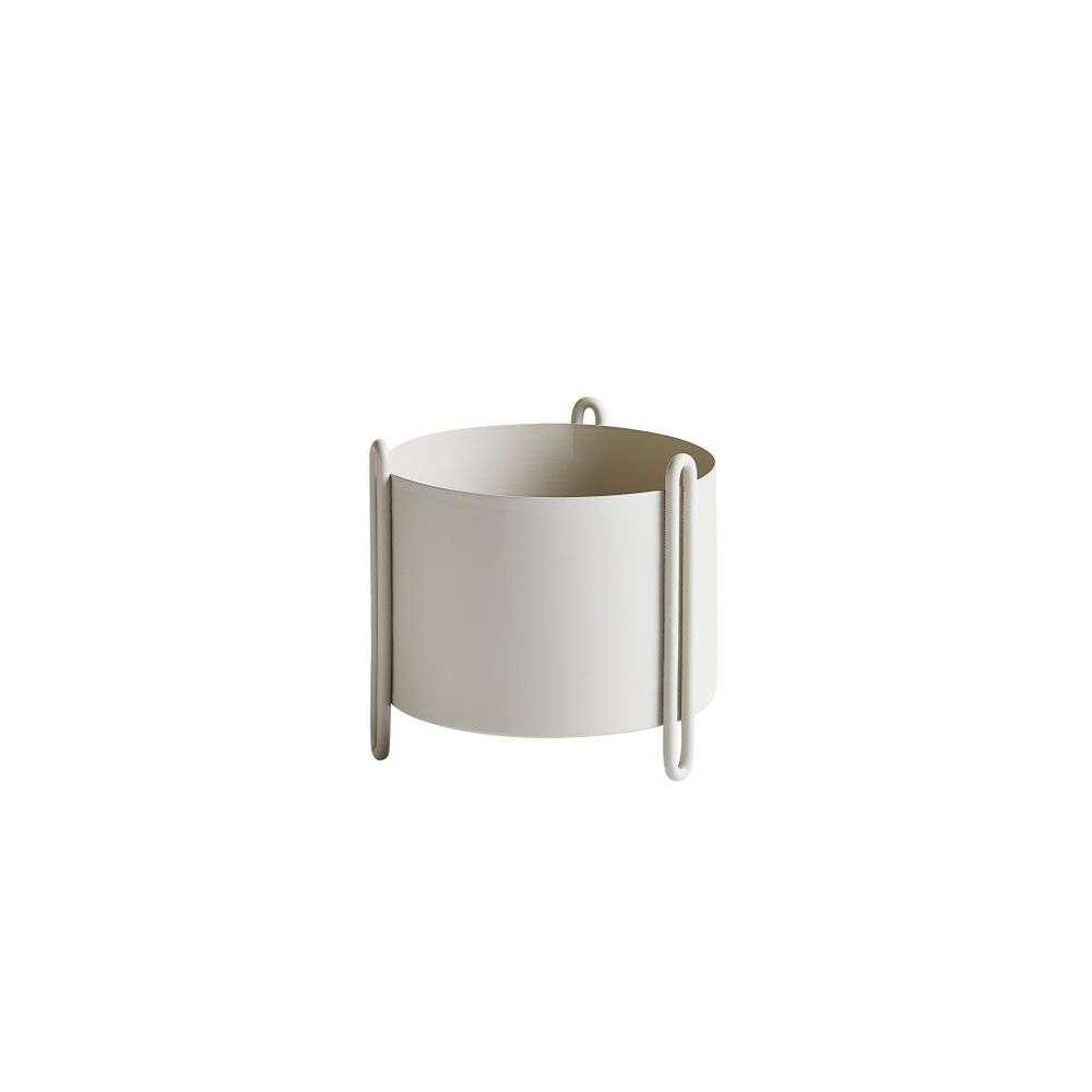 Woud - Pidestall Planter Small Grey Woud - Pidestall Planter Small Grey
