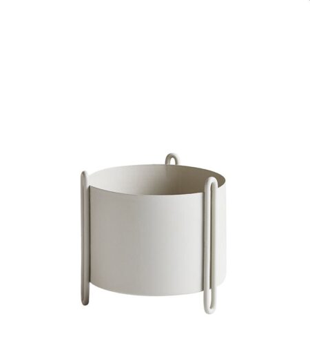 Woud Pidestall Planter Small - Grey