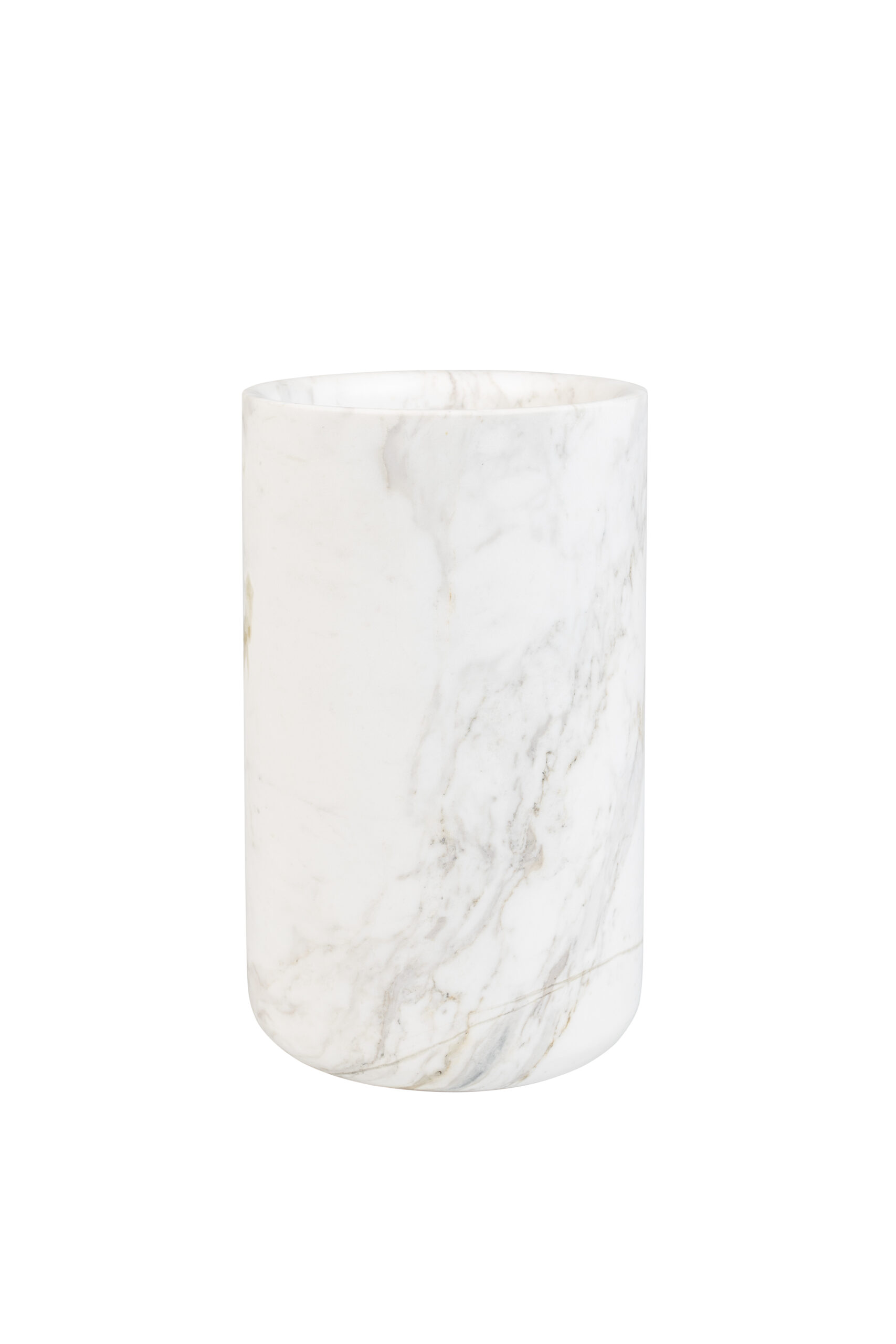 ZUIVER Fajen vase, rund - hvid marmor ZUIVER Fajen vase, rund - hvid marmor