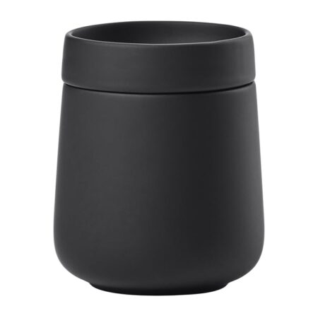 Zone Denmark Nova One krukke med låg 290 ml Black