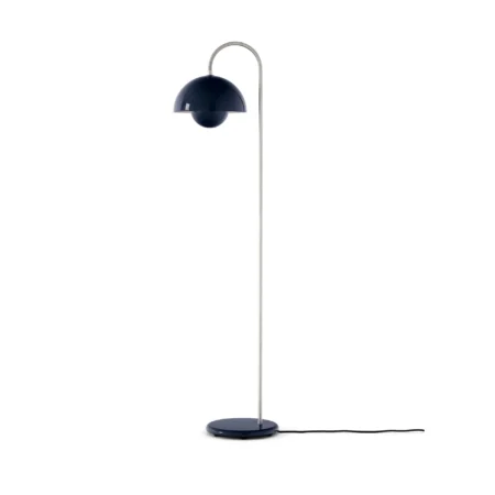 &Tradition Flowerpot VP12 gulvlampe Steel blue