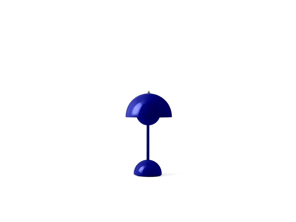 &Tradition - Flowerpot VP9 Portable Bordlampe Cobalt Blue &Tradition - Flowerpot VP9 Portable Bordlampe Cobalt Blue