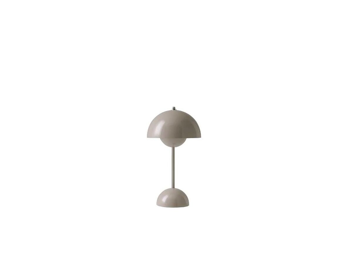 &Tradition - Flowerpot VP9 Portable Bordlampe Grey Beige &Tradition - Flowerpot VP9 Portable Bordlampe Grey Beige