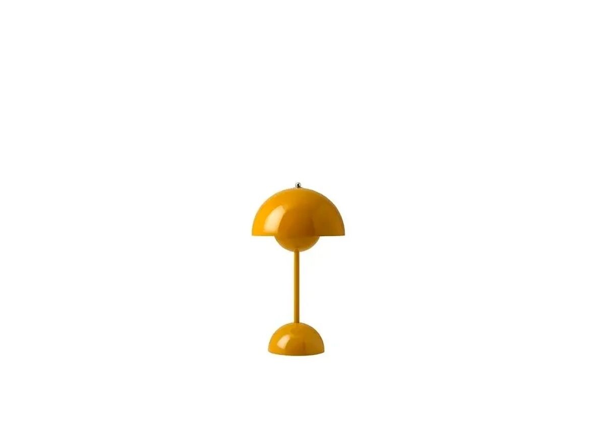 &Tradition - Flowerpot VP9 Portable Bordlampe Mustard &Tradition - Flowerpot VP9 Portable Bordlampe Mustard