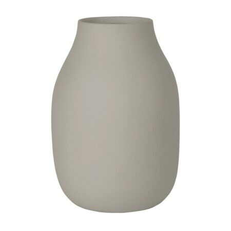 blomus Colora vase L 20 cm Mourning Dove