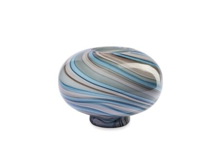 eden outcast - Twirl Vase - Vase - Twirl Vase Blue Large - W27 x H19 cm