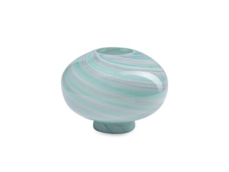 eden outcast - Twirl Vase - Vase - Twirl Vase Mint Large - W27 x H19 cm