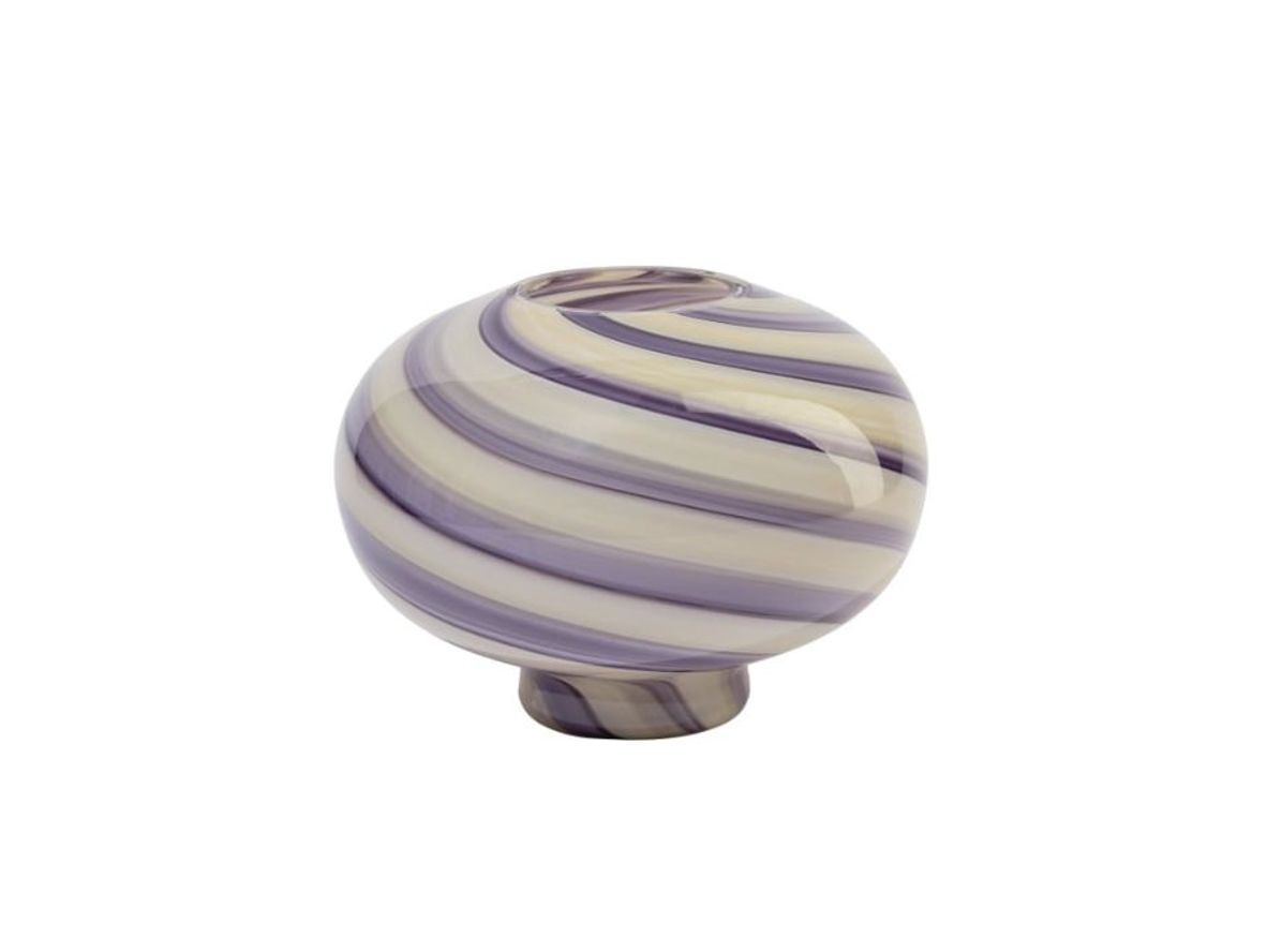 eden outcast - Twirl Vase - Vase - Twirl Vase Purple Large - W27 x H19 cm eden outcast - Twirl Vase - Vase - Twirl Vase Purple Large - W27 x H19 cm