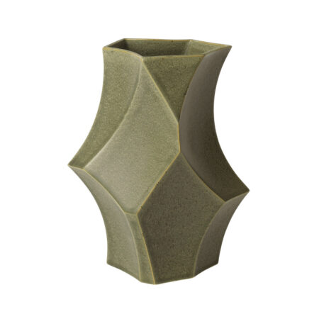 ferm LIVING - Cueva Vase H26 Dark Sage