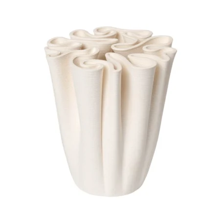 ferm LIVING - Dedali Vase H18 Off-White